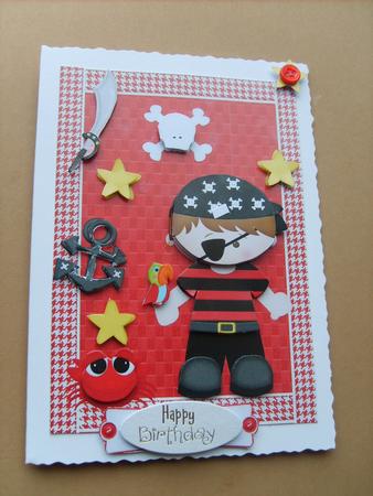 Pirate Boy with Pirate Accessories by ANGELA STYLES