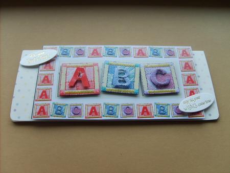 Abc Card Front by ANGELA STYLES