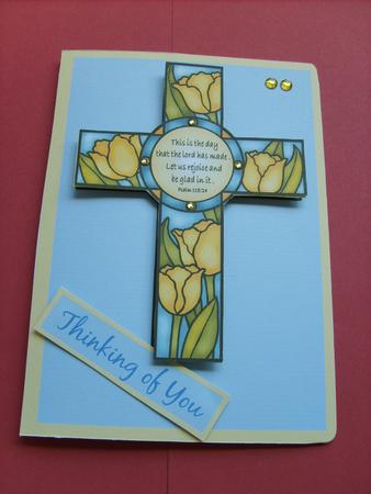 Cross Quick Card with Bookmark by ANGELA STYLES
