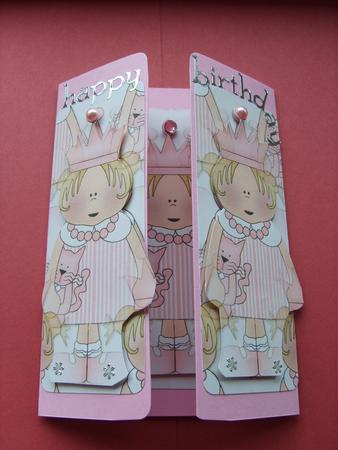 Pink and Cream Princess Backing by ANGELA STYLES