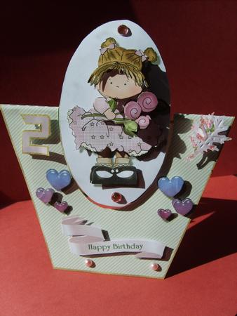 Curly Locks Spinner Card by ANGELA STYLES