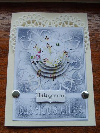Lusciou Lilies 5 x 7 by ANGELA STYLES