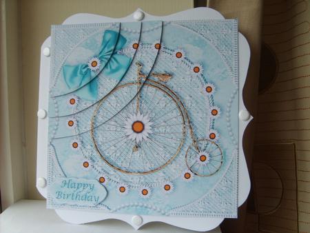 Penny Farthing Top Corner Stacker by ANGELA STYLES