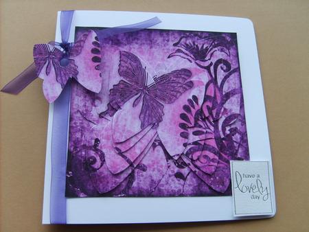 Butterfly Grunge Shaped Pyramid by ANGELA STYLES