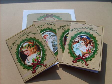 Set of Victorian Cameo Notelets by ANGELA STYLES