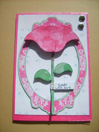 Made with Love Card Front by ANGELA STYLES