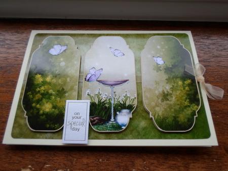 Beautiful Butterfly Card Topper by ANGELA STYLES