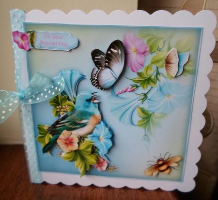 The Magic Garden 8" Square Card Mini-kit by ANGELA STYLES