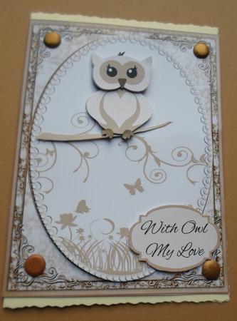 Owl Birthday Topper by ANGELA STYLES