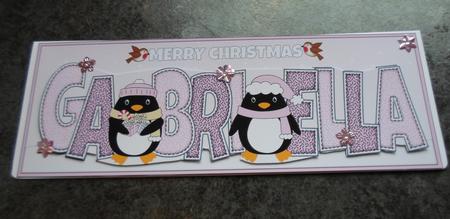 Christmas Penguins Gabriella Large Dl by ANGELA STYLES