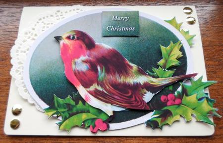 Robin Shaped Card by ANGELA STYLES