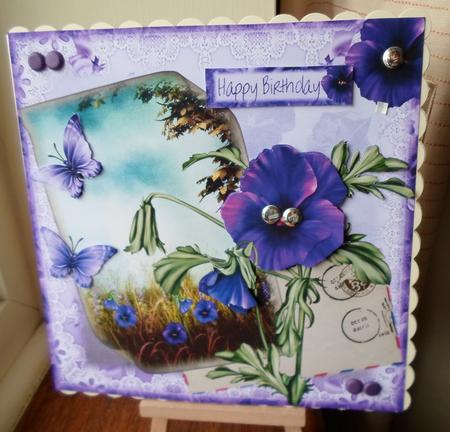 The Letter Field of Pansies by ANGELA STYLES