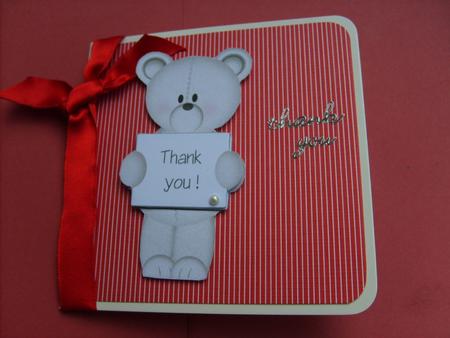 Sherbet Bear- Just to Say Coloured Toppers by ANGELA STYLES