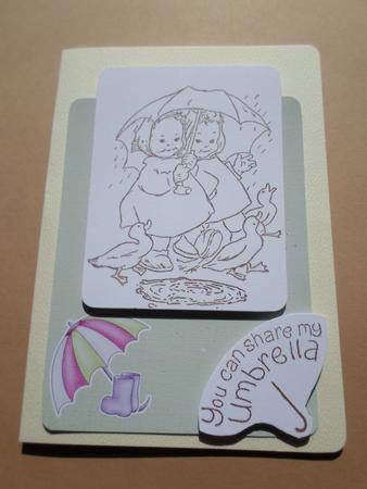 April Showers Backing Paper 5 by ANGELA STYLES