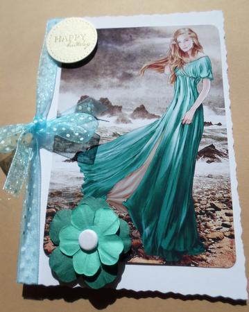 Lady Guinevere A4 (aqua) by ANGELA STYLES