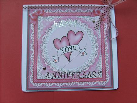 Love Hearts Fan Pyramage Topper by ANGELA STYLES