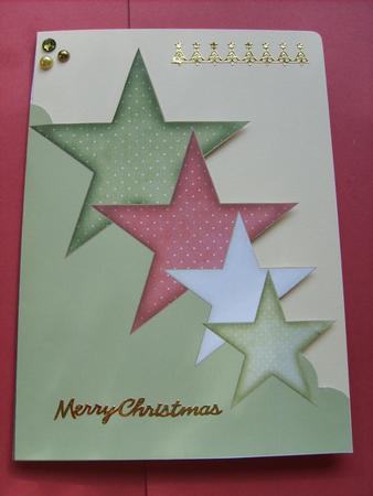 You're a Star A5 Shaped Front Print and Fold Card by ANGELA STYLES