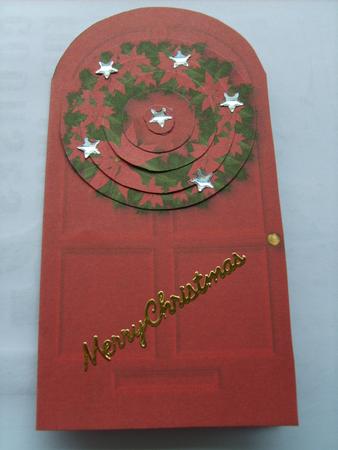 Christmas Door Card by ANGELA STYLES