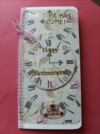 Time to Retire Backing Paper by ANGELA STYLES