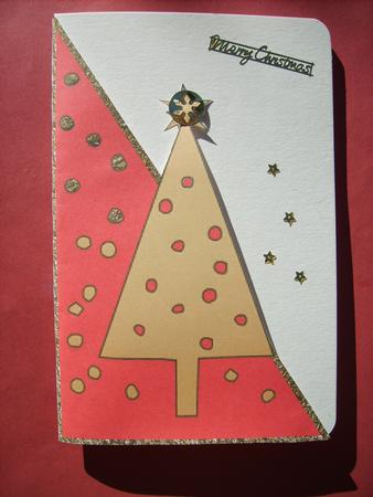 Christmas Tree Cutaway Card by ANGELA STYLES
