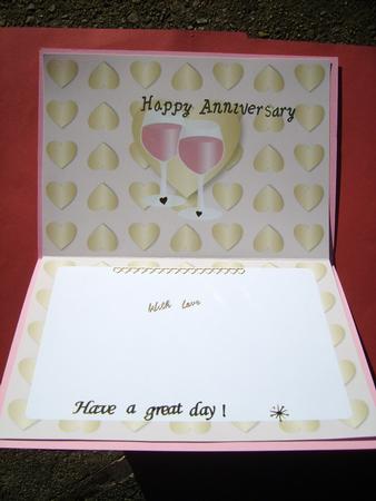 Anniversary Insert (landscape) by ANGELA STYLES