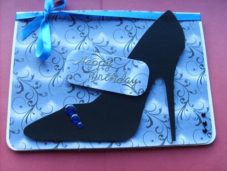 Blue and Black Art Deco by ANGELA STYLES