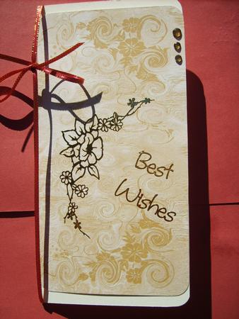 Floral Corners Backing Paper in Olive by ANGELA STYLES