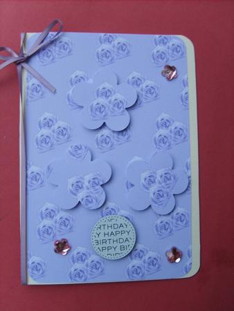 Purple Roses Backing Paper by ANGELA STYLES