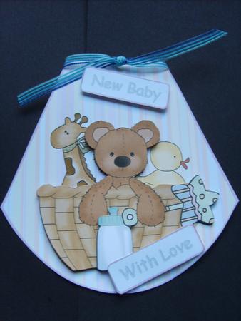 New Baby Wobble Card by ANGELA STYLES
