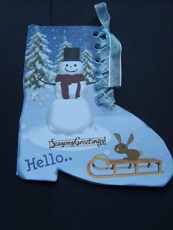 Snowman Boot by ANGELA STYLES