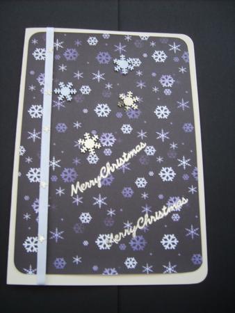 Christmas Snowflakes Backing Paper in Purple by ANGELA STYLES