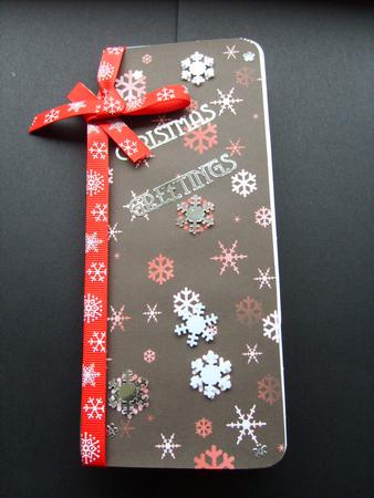 Christmas Snowflakes Backing Paper in Red by ANGELA STYLES