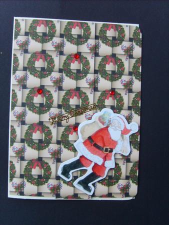 Christmas Wreath Weave Background by ANGELA STYLES