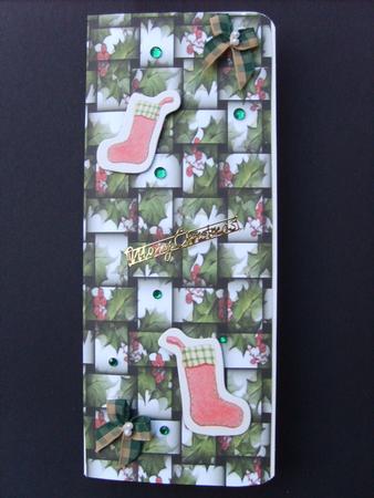 Christmas Holly Weave Background Sheet by ANGELA STYLES