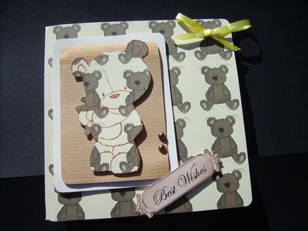 Teddy Bear Backing Sheet by ANGELA STYLES