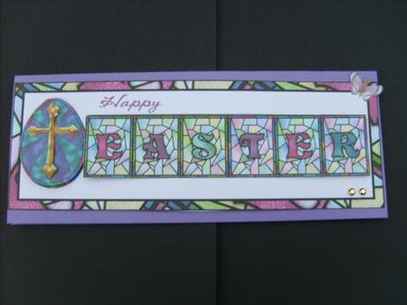 Happy Easter - Stained Glass Dl by ANGELA STYLES