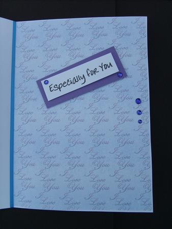 Lilac I Love You Backing Paper by ANGELA STYLES