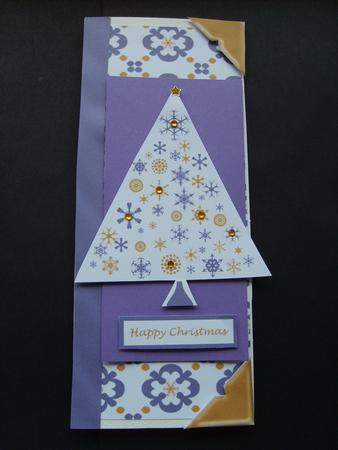 Winter Tree Mini Set Gold & Purple by ANGELA STYLES