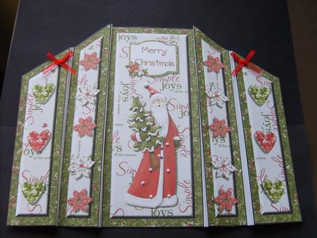 Santas Simple Joys at Christmas Theatre Fold Card by ANGELA STYLES