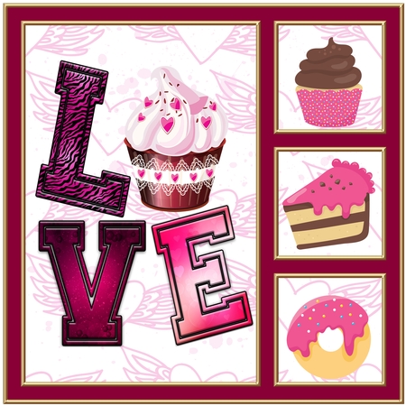 Quad Frames Set 13 (Valentines Day) by Angela Taylor
