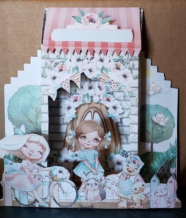 Hello Spring 3D What an Entrance! Card and Envelope Kit. by Angela Taylor