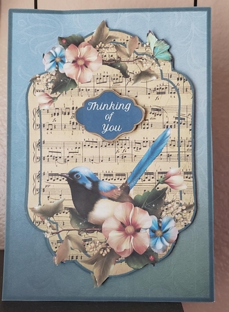 Sing a Joyful Noise Thinking of You Topper by Angela Taylor