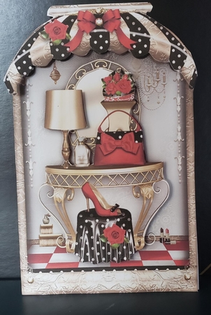 Boutique Shaped Shabby Chic Card Dot Mini Kit by Angela Taylor
