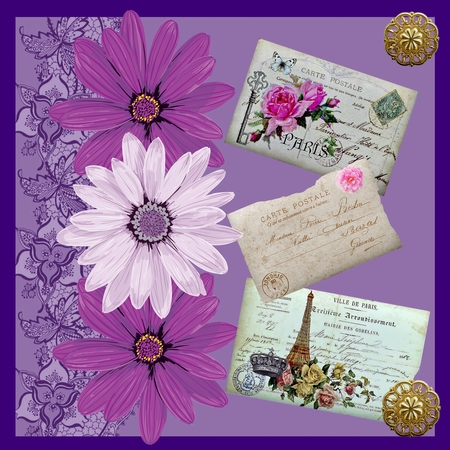 Romantic Backgrounds 19 by Angela Taylor