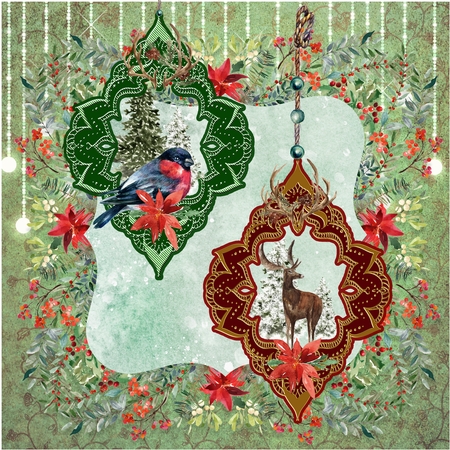 Christmas Frames by Angela Taylor
