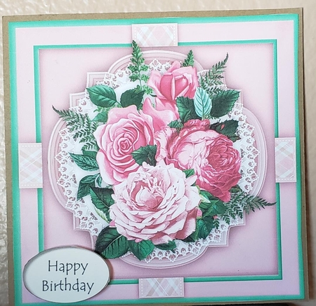 Beautiful Pink  Roses by Angela Taylor