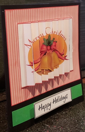 Christmas Santa and Bells Flip Card Kit by Angela Taylor