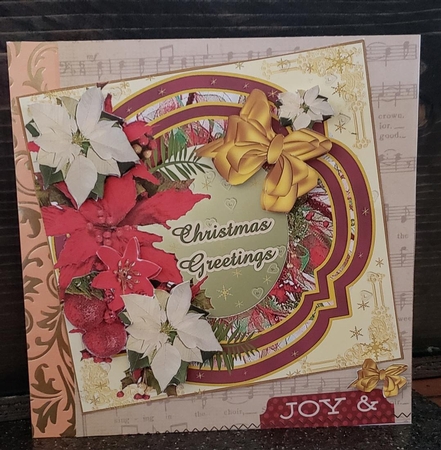 160 x 160 Chritmas is Wonderful Easy Quick Stunning Card by Angela Taylor