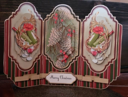 Christmas Blessings Tri-fold Card & Envelope Kit by Angela Taylor