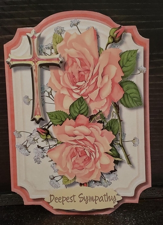 Print, Cut and Folde Deepset Sympayhy Deep Pink2 by Angela Taylor